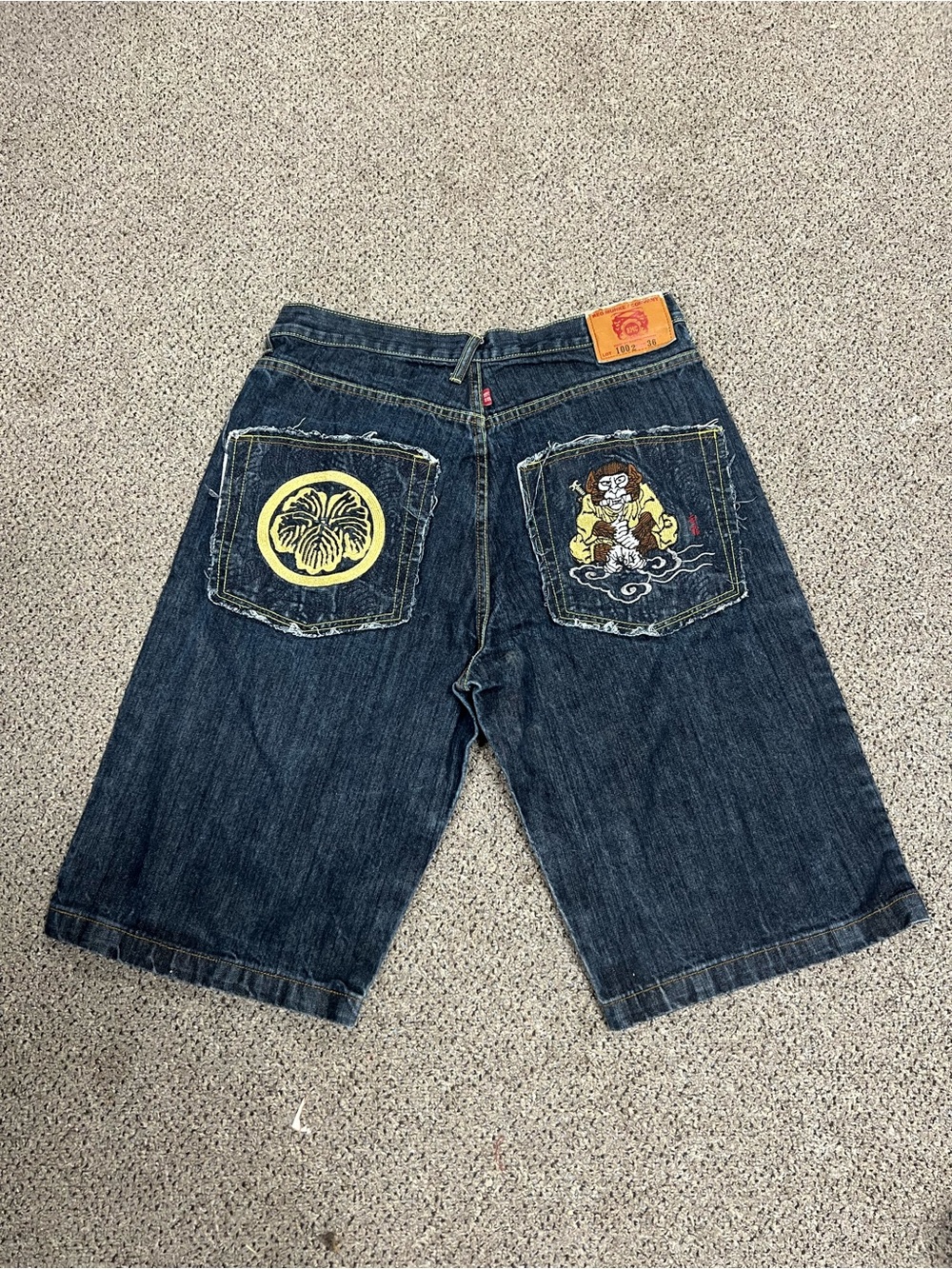 Vintage Y2K Red Monkey Co Baggy Jorts